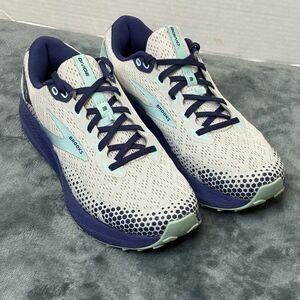 Brooks Divide 3 Trail Running Shoes Oyster/Cobalt/Blue Tint US Women 10